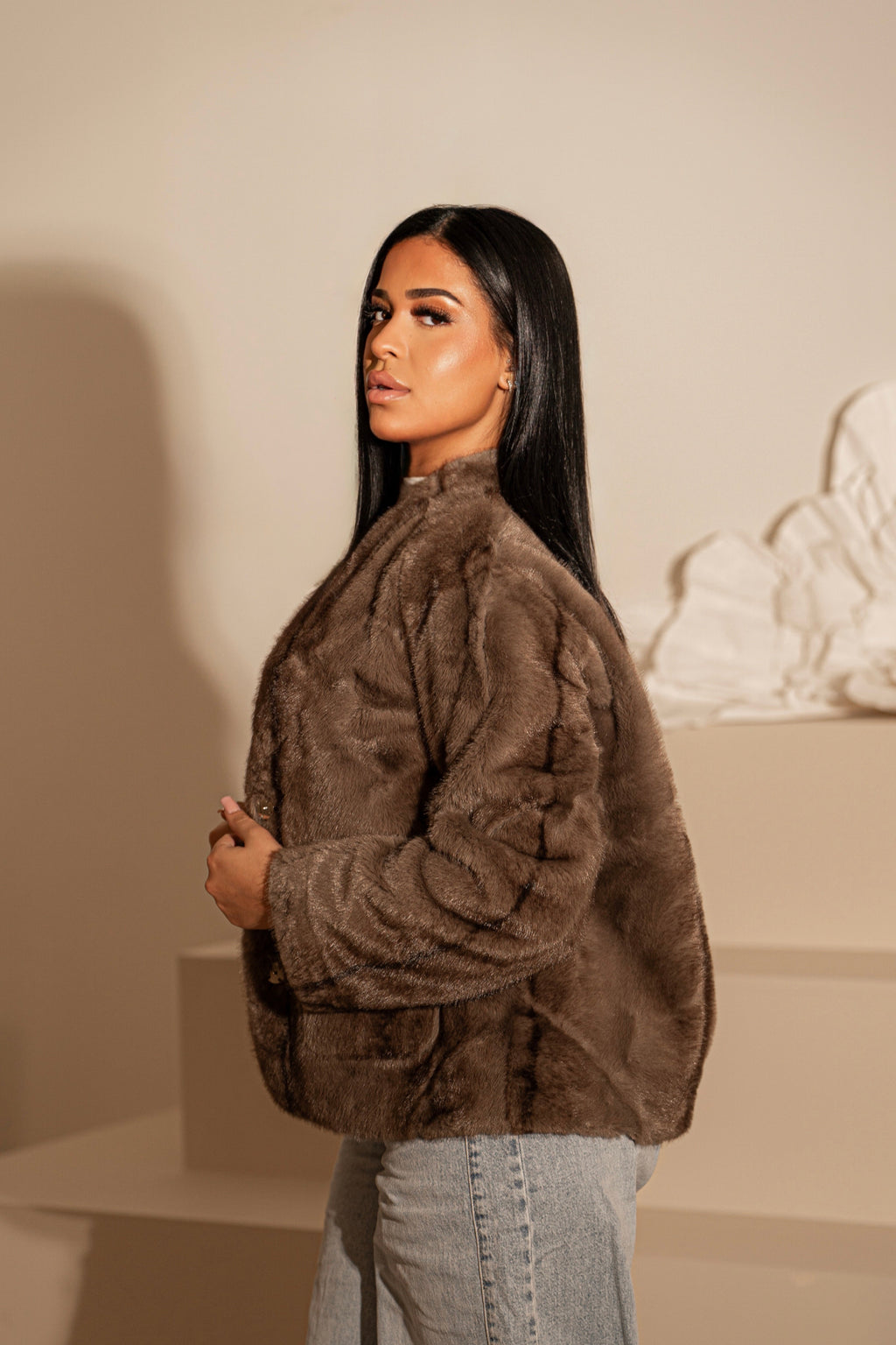 Veste Camille - Fausse fourrure
